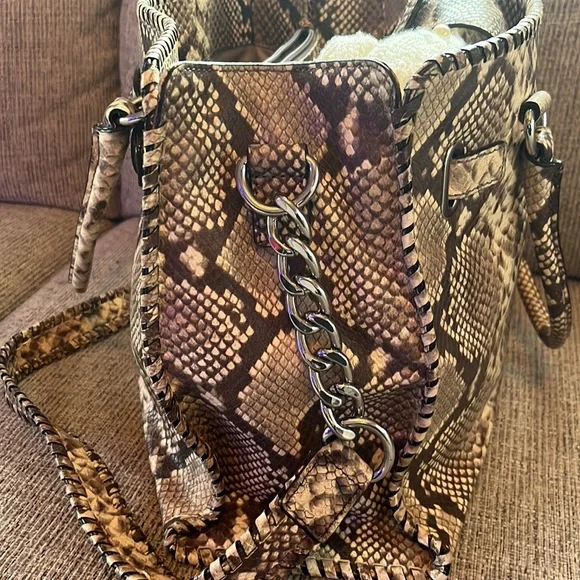 Michael Kors Snakeskin Purse - Picture 4 of 10